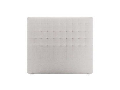Nova — Headboard Light Grey (Liberty 18) Black Plastic