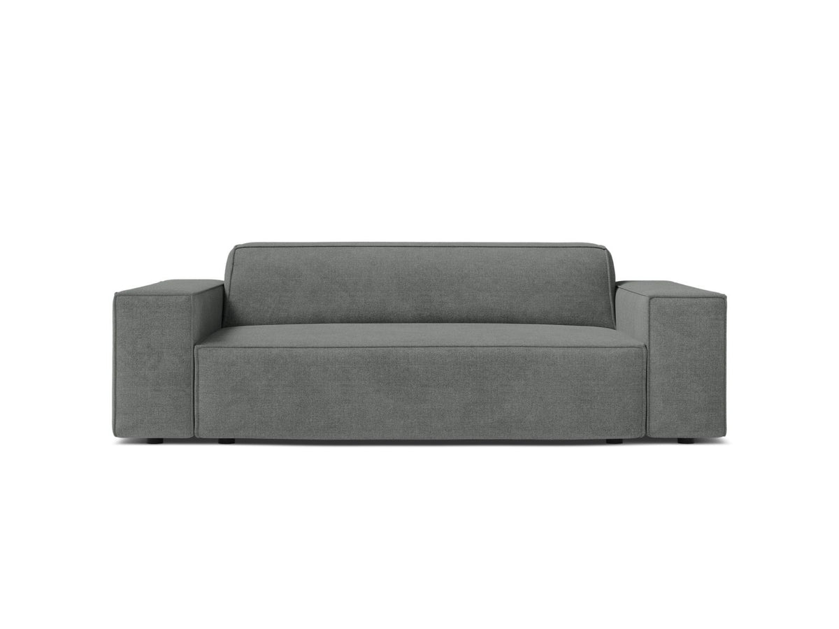 Jodie — Sofa Grey (Liberty 20) Black Plastic