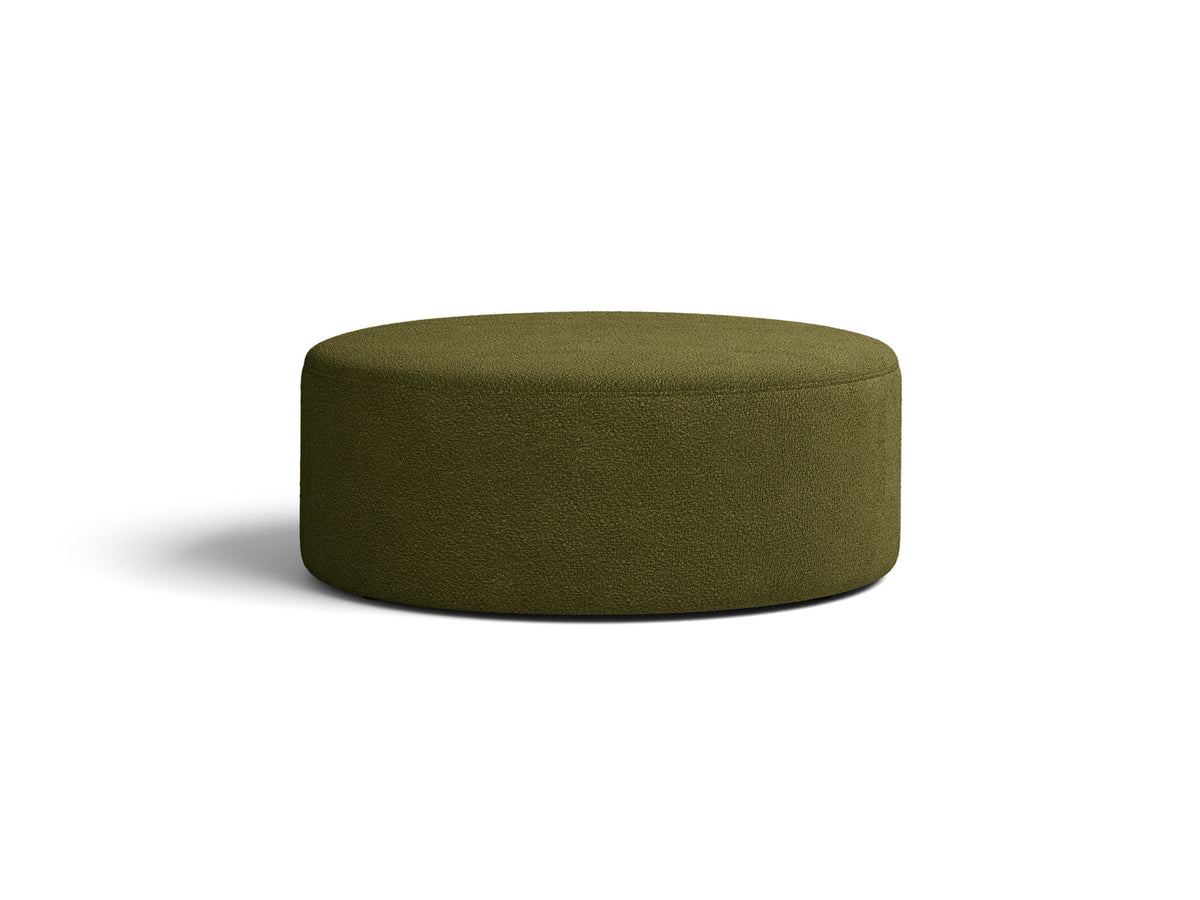 Dia — Pouf Dark Olive Green (Baloo 2090) Black Plastic