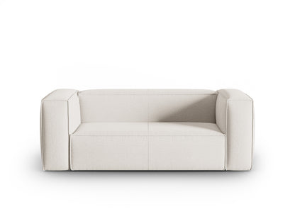 Mackay — Sofa Ivory (Bubble 1) Black Plastic