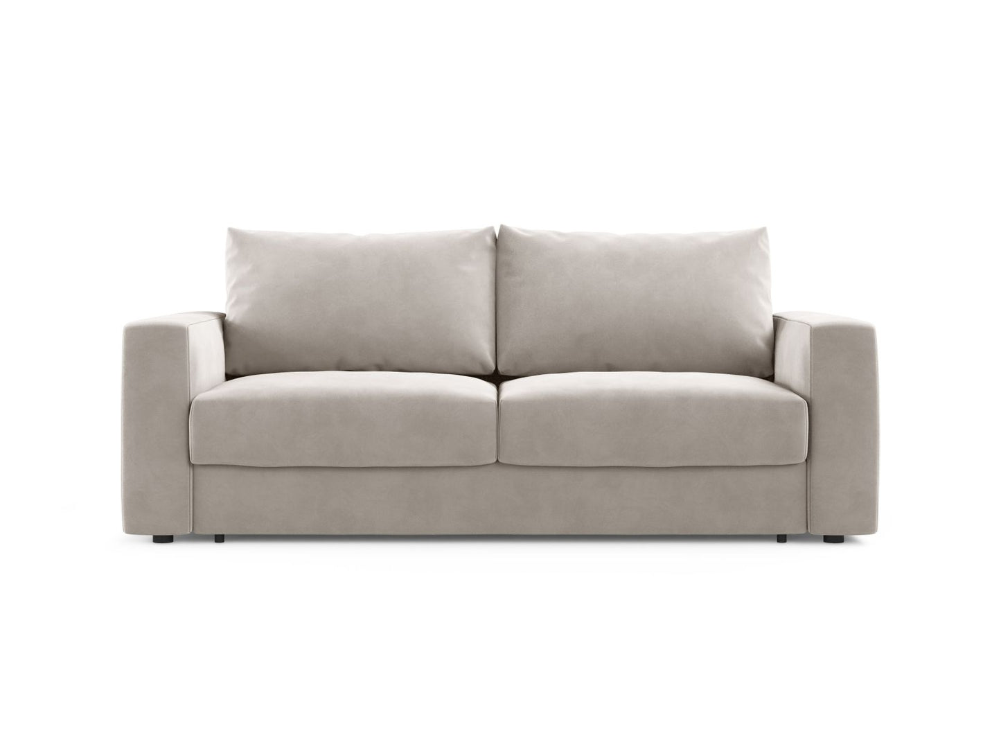 Grena — Sofa Beige (Salvador 1) Black Plastic