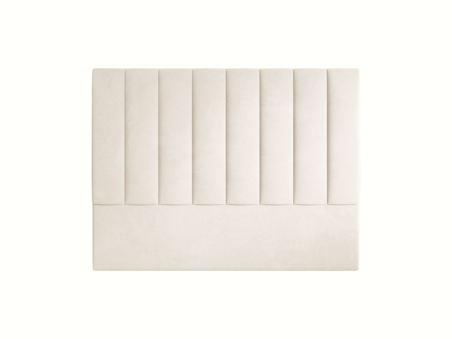 Marl — Headboard Ivory (Magic Velvet 2256) Black Plastic