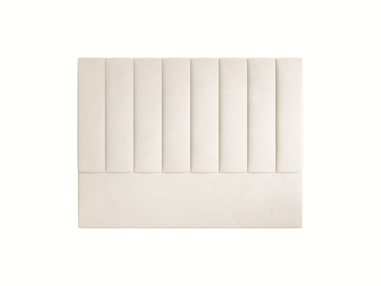 Marl — Headboard Ivory (Magic Velvet 2256) Black Plastic