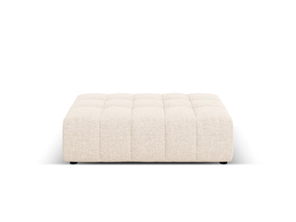 Chicago — Pouf Light Beige (Haga 23) Black Plastic