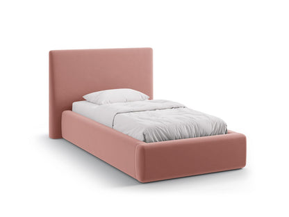 Asti — voodi roosa (Magic Velvet 2257) must plastik