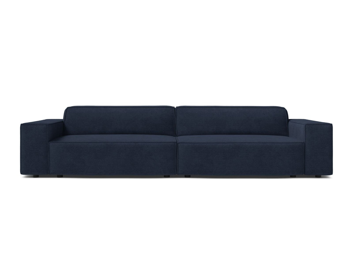 Jodie — Sofa Navy Blue (Liberty 15) Black Plastic