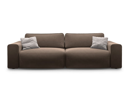 Victor — Sofa Chocolate (Paris Chocolate) Black Plastic