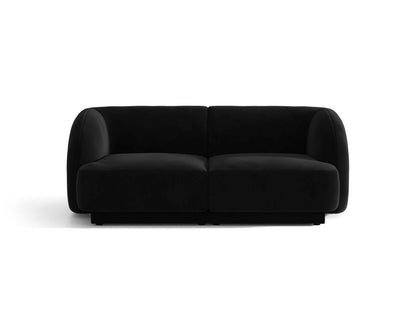 Miley — Sofa Black (Bluvel 19) Black Plastic