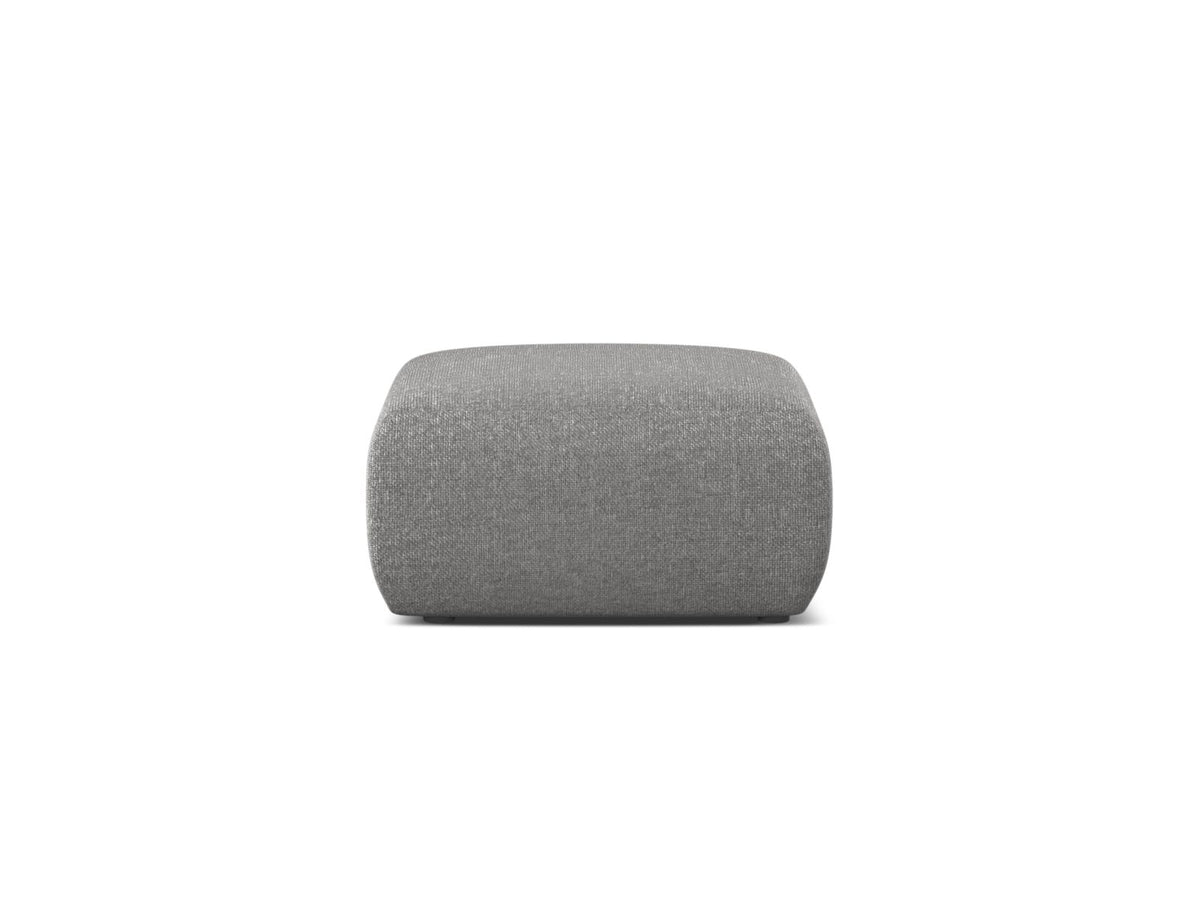 Molino — Pouf Light Grey (Eden 18 Grey) Black Plastic
