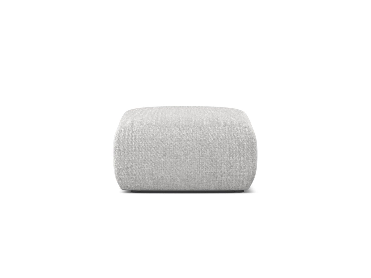 Molino — Pouf Silver (Eden 17 Silver) Black Plastic