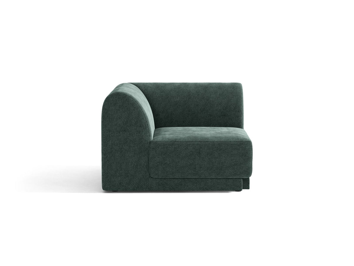 Miley — Modular Sofa Petrol (Haga 78) Black Plastic Unknown