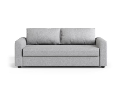David — Sofa Light Grey (BABEL LIGHT GREY) Black Plastic