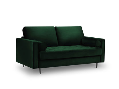 Aspen — Sofa Bottle Green (Salvador 7) Black Chrome Metal