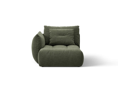 Bloom — Chaise Longue (112x152x97 cm) Moss Green (Wind 75) Left