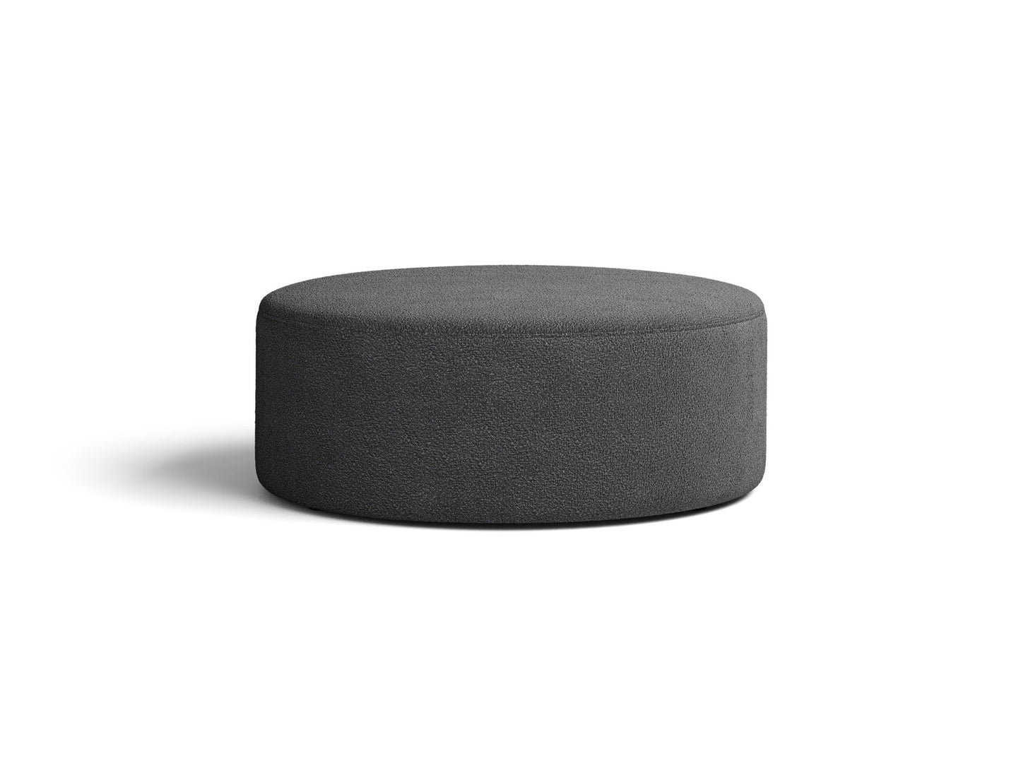 Dia — Pouf Dark Grey (Baloo 2083) Black Plastic