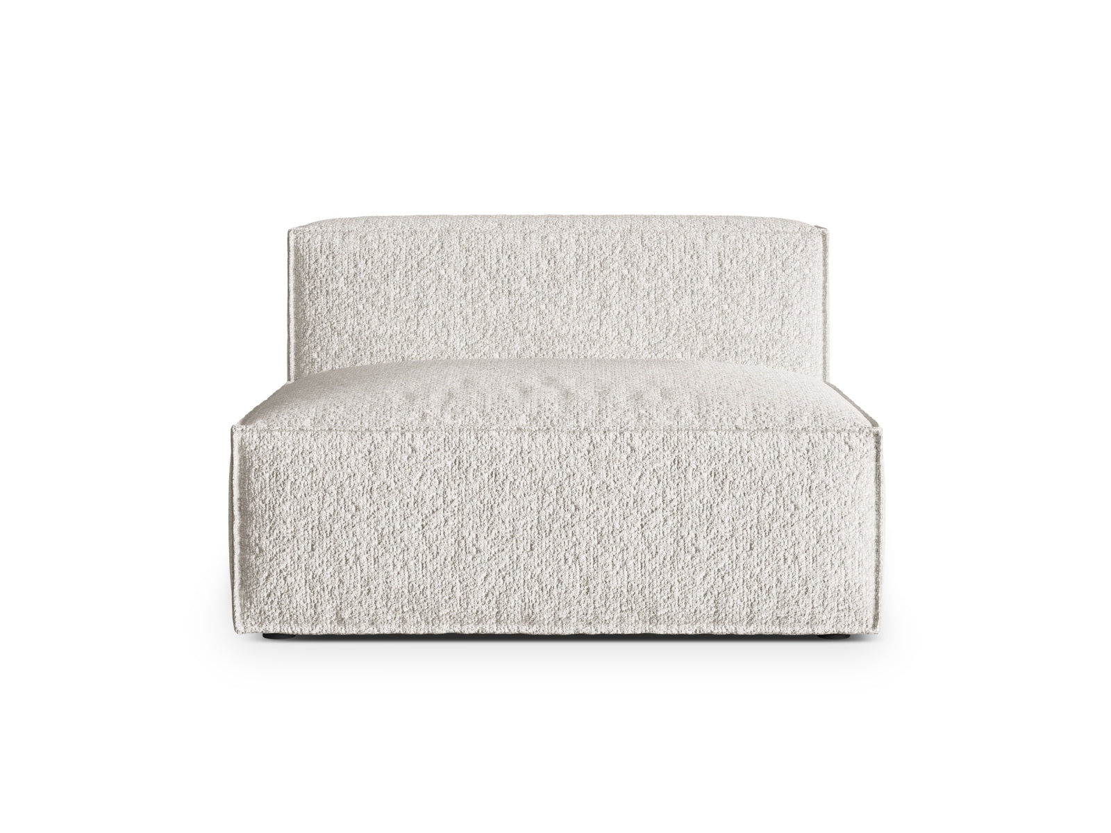 Nuria — Modular Sofa Grey Beige Melange (Monet Pearl) Black Plastic