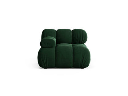 Bellis — Modular Sofa (94x94x70 cm) Bottle Green (Bluvel 78) Left