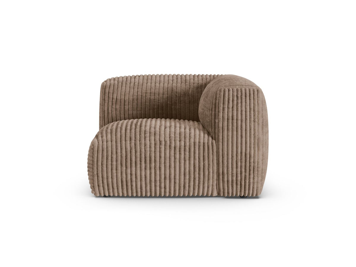 Martina — Modular Sofa Acorn (Tilia 17) Black Plastic Unknown