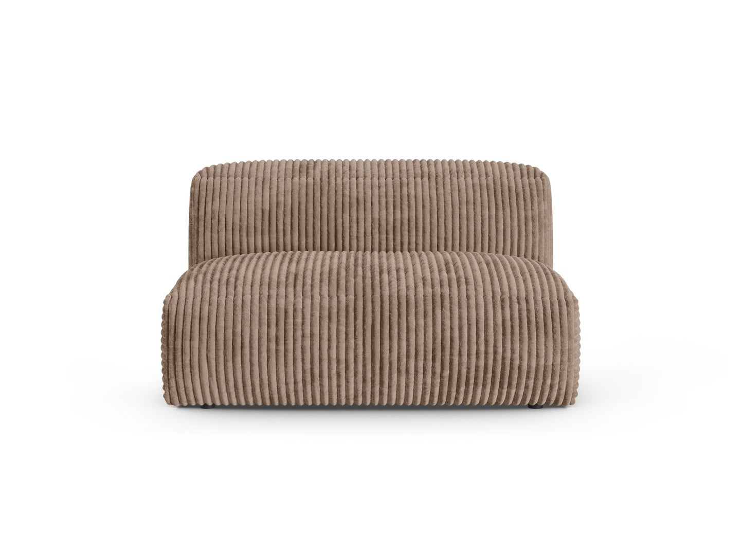 Martina — Modular Sofa Acorn (Tilia 17) Black Plastic