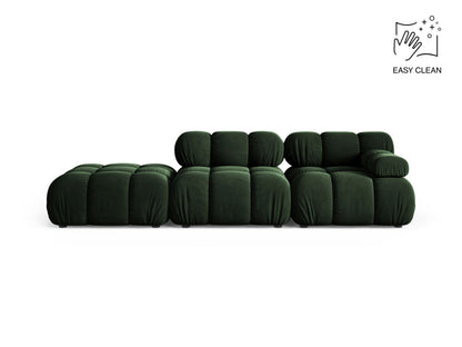 Bellis — Sofa (282x94x70 cm) Bottle Green (Venus 2940) Left