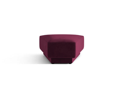 Miley — Pouf Burgundy (Venus 2932) Black Plastic