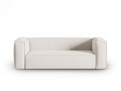 Mackay — Sofa Ivory (Bubble 1) Black Plastic