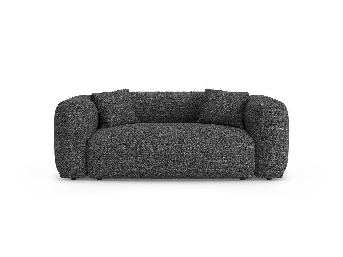 Martina — Sofa Anthracite (Monet Anthracite) Black Plastic