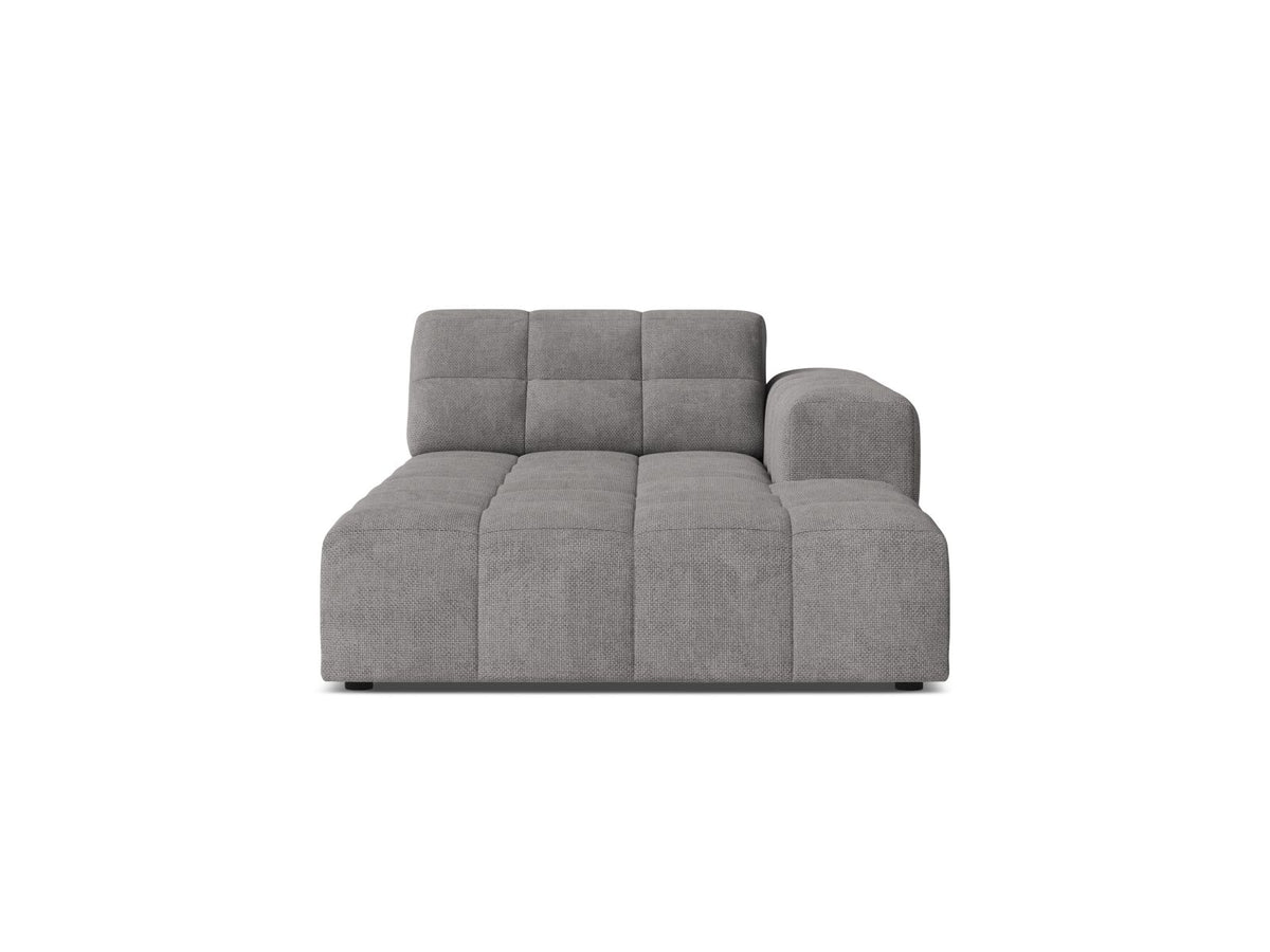 Jennifer — Chaise Longue (108x167x78 cm) Light Grey (Eden 18 Grey) Right