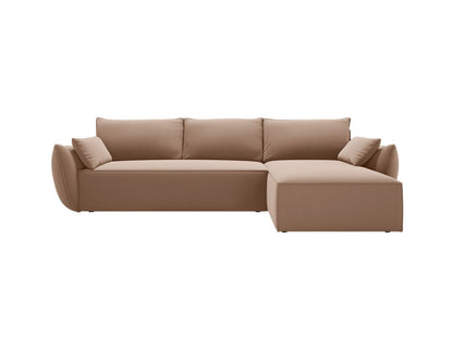 Kaelle — Corner Sofa (252x165x87 cm) Beige (Bluvel 28) Right