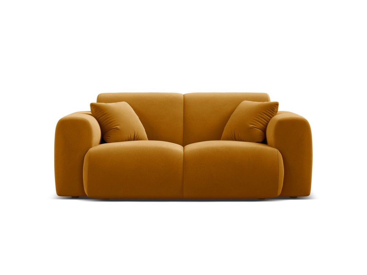 Molino — Sofa Yellow (Casino Mostaza) Black Plastic