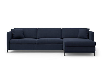 Gloria — Corner Sofa (286x170x88 cm) Blue (Bjorn 86) Right