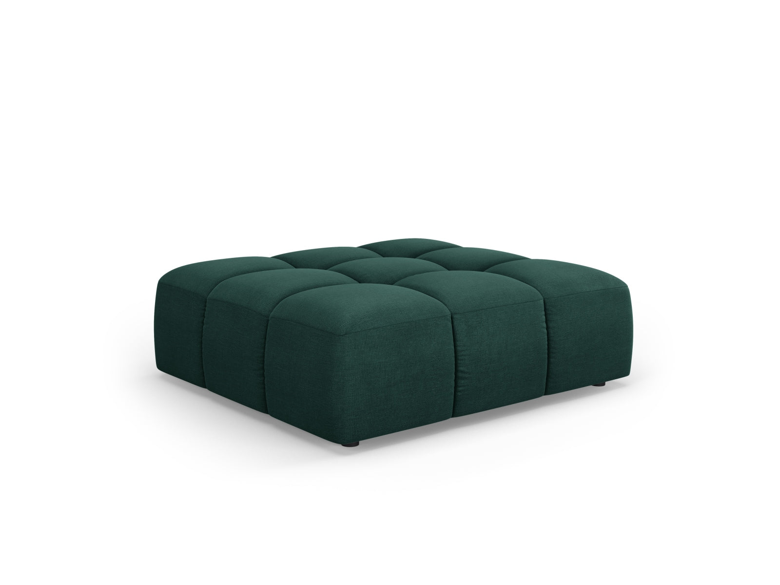 Moritz — Pouf Bottle Green (Rebel 16) Must plastik