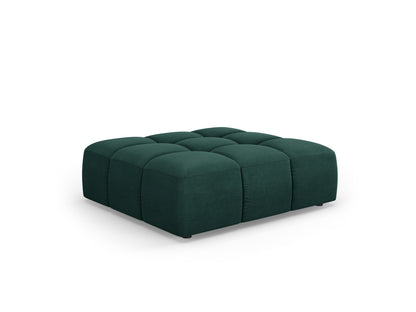 Moritz — Pouf Bottle Green (Rebel 16) Black Plastic