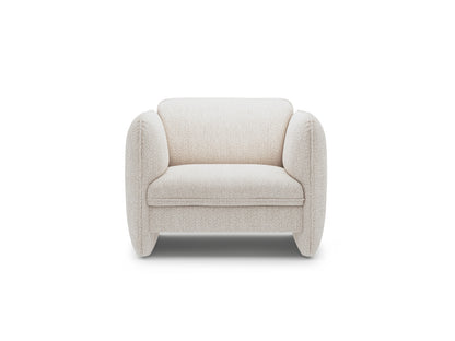 Georgia — Armchair (105x90x80 cm) Light Beige (SILENCIO 06)