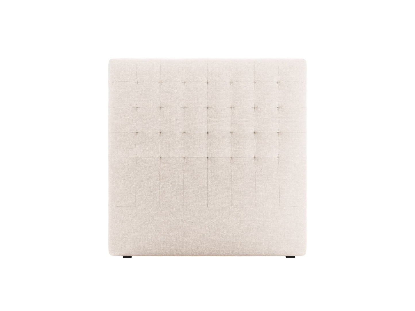 Nova — Headboard Beige (Liberty 2) Black Plastic