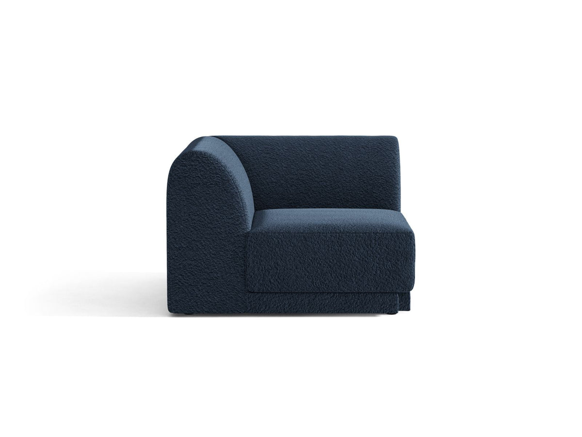 Miley — Modular Sofa Dark Blue (Baloo 2088) Black Plastic Unknown
