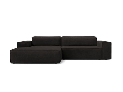 Jodie — Corner Sofa (224x162x77 cm) Black (Liberty 22) Left