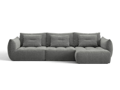 Bloom — Corner Sofa (327x152x97 cm) Dark Grey (Wind 89) Right