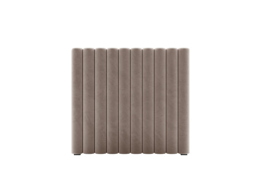 Mistero — Headboard Warm grey (Paris Khaki) Black Plastic