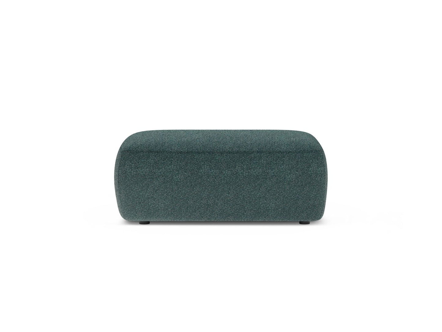 Kate — Pouf Green Blue Melange (Puente 39) Black Plastic