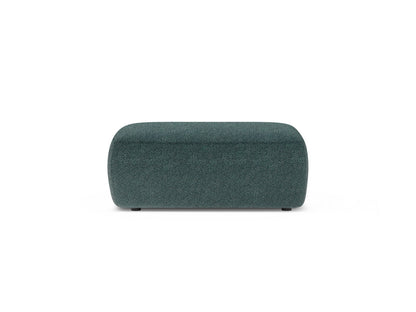 Kate — Pouf Green Blue Melange (Puente 39) Black Plastic