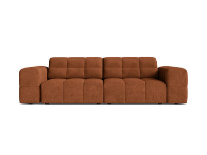 Jennifer — Sofa Brick (Eden 10 Terra) Black Plastic