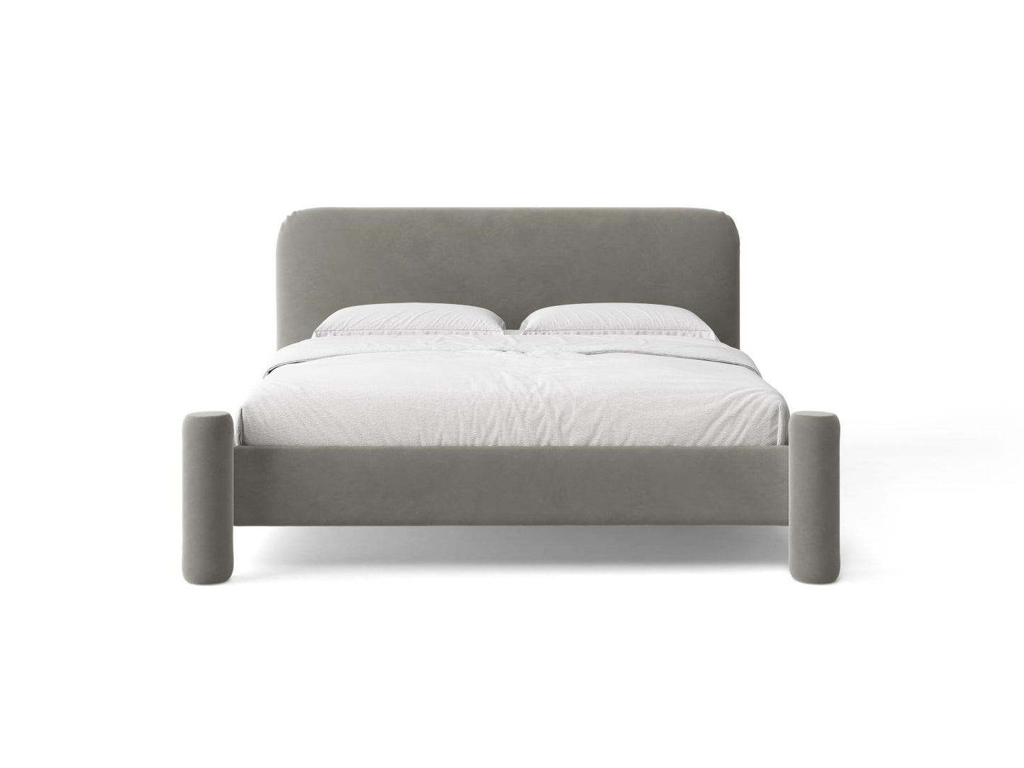 Vera — Bed (184x223x100 cm) Grey (Casino Stone)