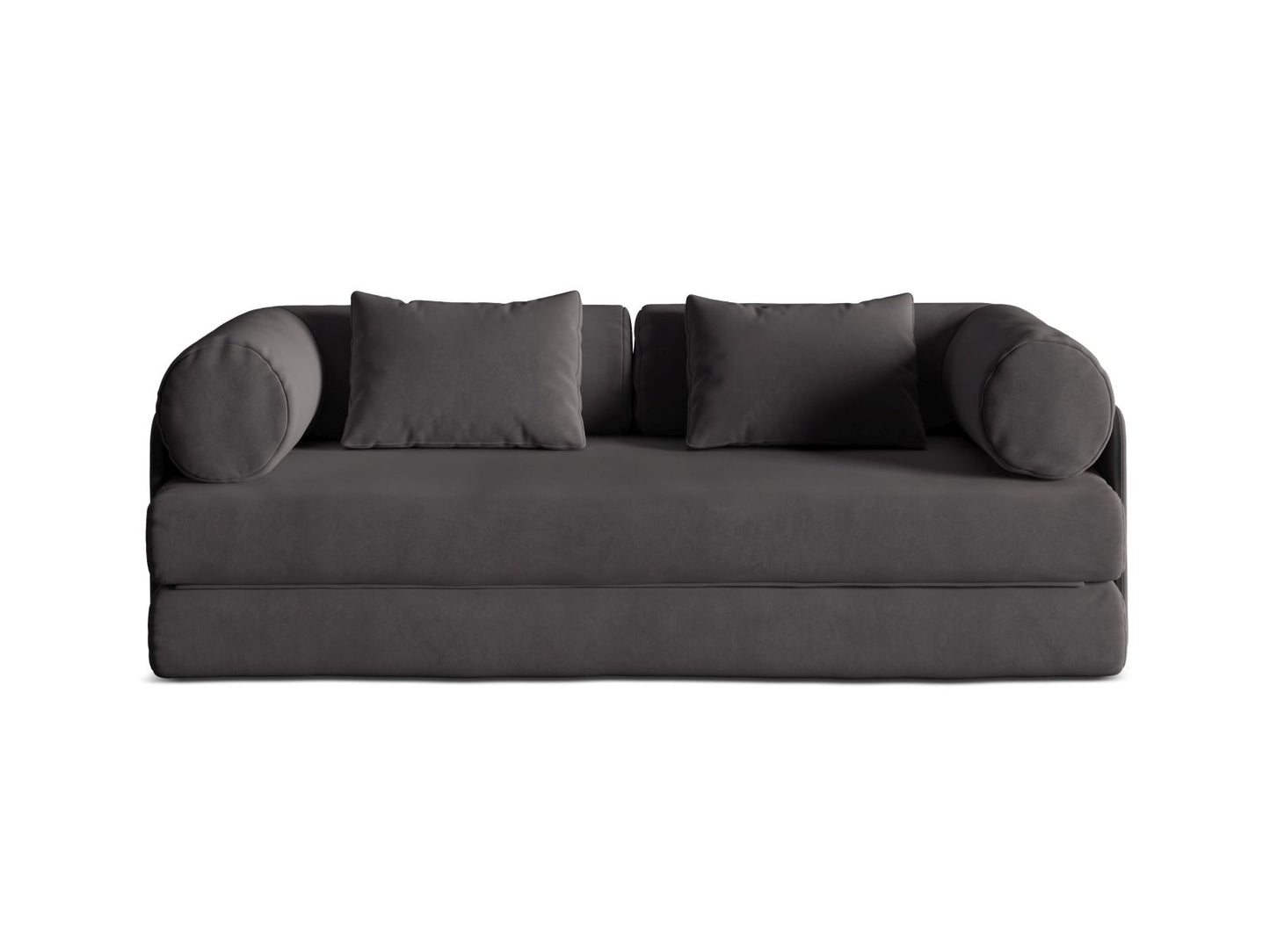 Dreamy — Sofa Dark Grey (Salvador 18) Black Metal