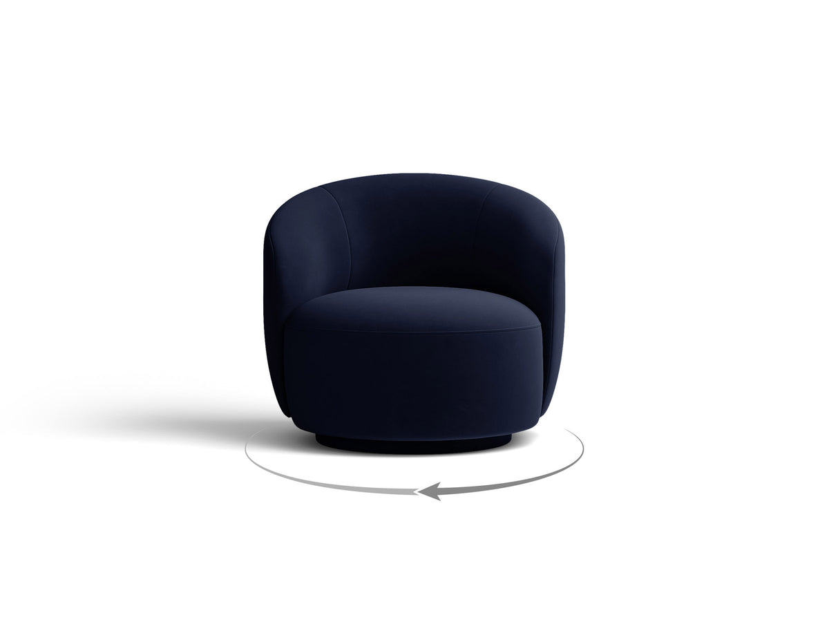 Letizia — Armchair Royal Blue (Casino Deep Blue) Fabric