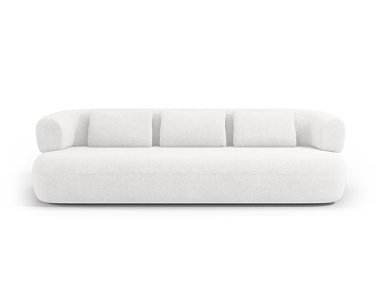 Jenny — Sofa Ivory (Now or Never 01) Black Plastic