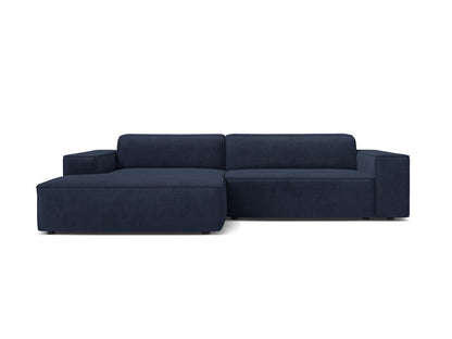 Jodie — Corner Sofa (224x162x77 cm) Navy Blue (Liberty 15) Left
