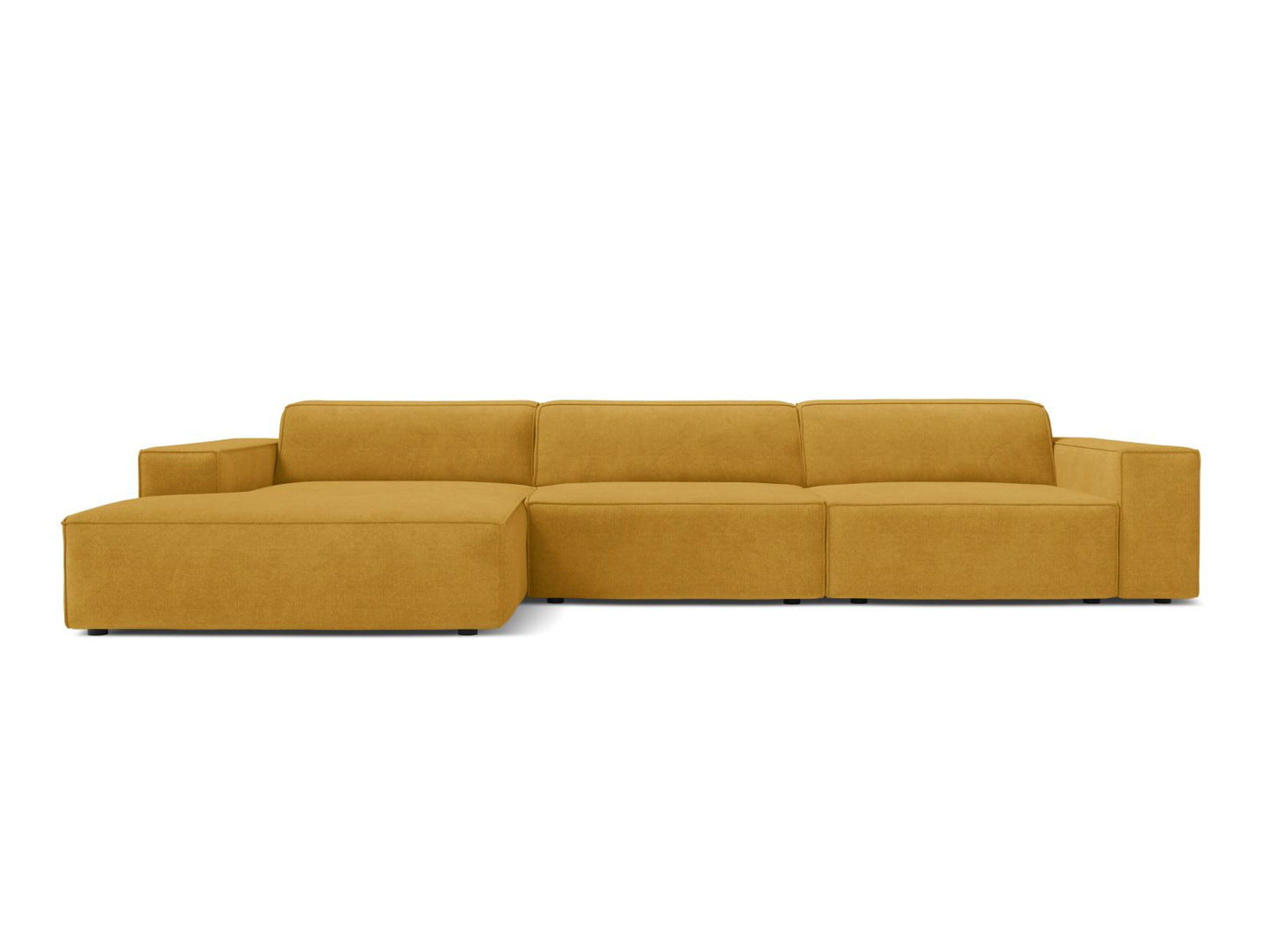 Jodie — Corner Sofa (284x162x77 cm) Yellow (Liberty 11) Left