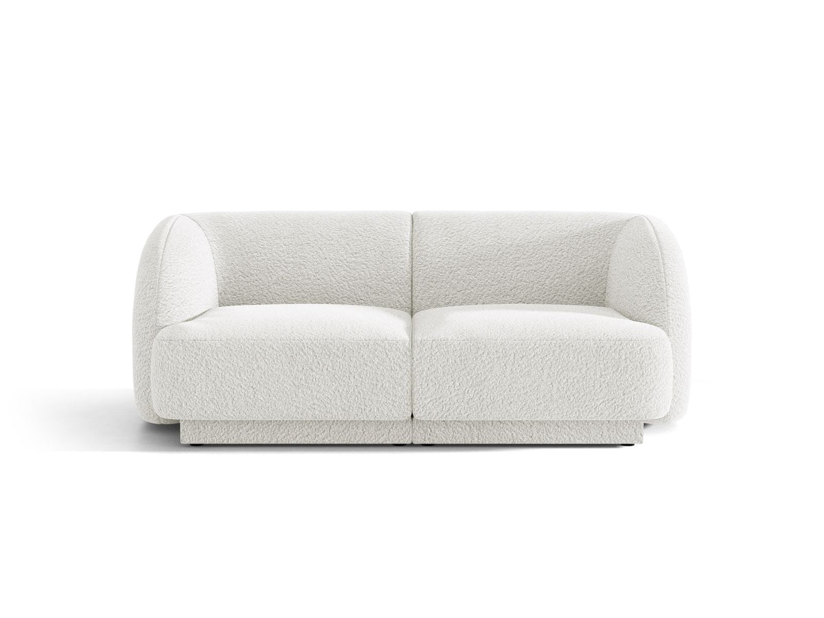 Miley — Sofa White (Baloo 2073) Black Plastic