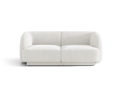 Miley — Sofa White (Baloo 2073) Black Plastic